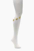 Thumbnail for your product : boohoo Pineapple Embellished Fishnet Tights