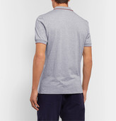Thumbnail for your product : Brunello Cucinelli Slim-Fit Contrast-Tipped Cotton-Jersey Polo Shirt