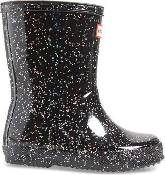 Hunter First Classic Giant Glitter Waterproof Rain Boot