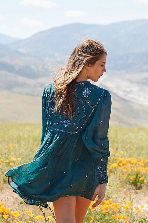 bali golden sun dress