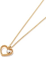 Thumbnail for your product : As 29 18kt yellow gold Mye heart beading diamond necklace