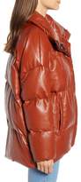 Thumbnail for your product : Sosken Glory Faux Leather Puffer Jacket