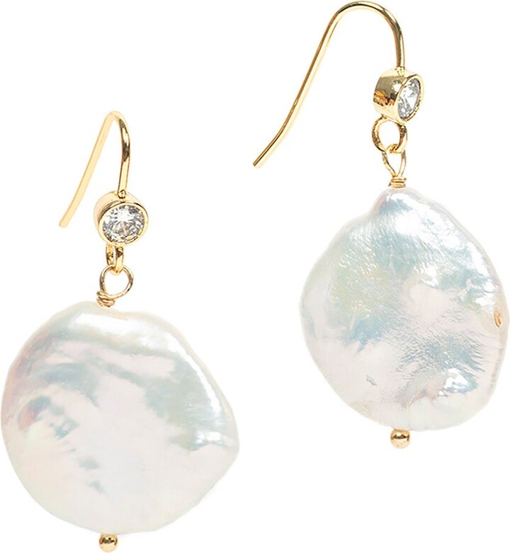 Gather Brooklyn Selene Pearl Earrings ShopStyle
