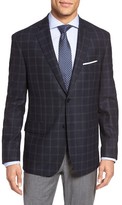 Thumbnail for your product : JB Britches Men's Classic Fit Windowpane Wool Sport Coat