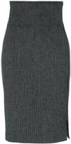 Tom Ford - tweed zip detail skirt 
