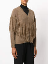 Thumbnail for your product : Mes Demoiselles fringed cardigan