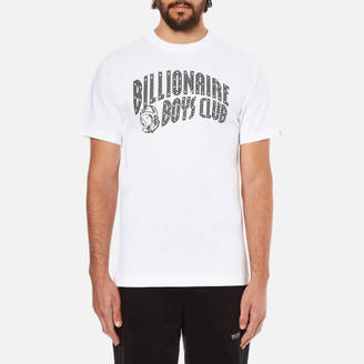 Billionaire Boys Club Men's Arch Logo Reflective SkiGrid Short Sleeve T-Shirt - White