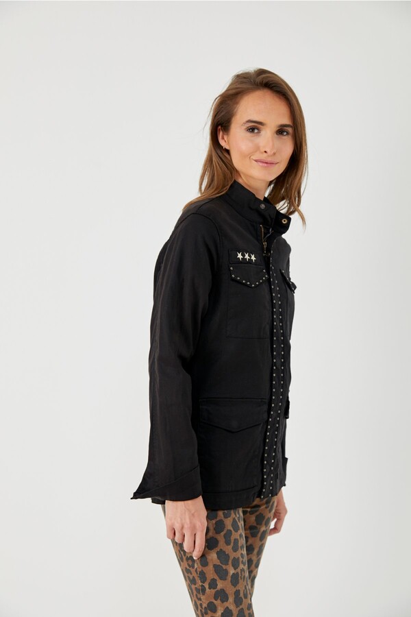 Studded Jean Jacket | Shop the world's largest collection of fashion |  ShopStyle