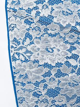 Paco Rabanne lace panel slip dress