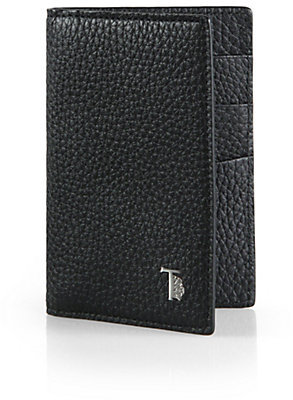 Tod's Vertical Leather Card Case