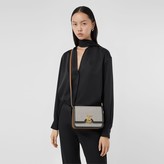 Thumbnail for your product : Burberry Small Tri-tone Canvas and Leather TB Bag