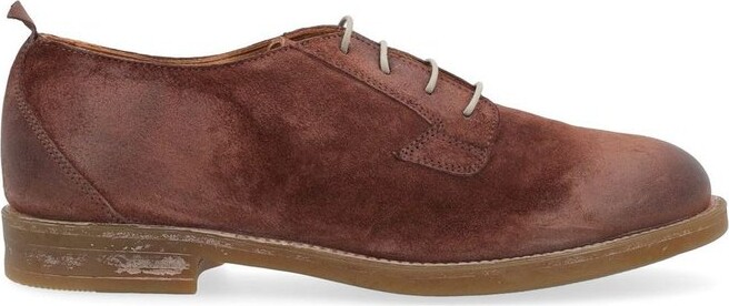 Moma Round Toe Derby Lace-Up Shoes