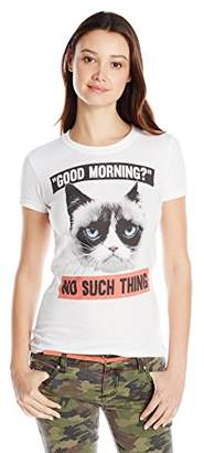 Fifth Sun Junior's Grumpy Cat No Such Thing Graphic Tee