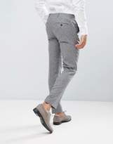 Thumbnail for your product : ASOS Wedding Skinny Suit Trousers In 100% Silk Textured Grey