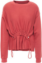 Thumbnail for your product : Current/Elliott Gathered French Cotton-terry Sweatshirt