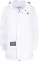 Thumbnail for your product : AAPE BY *A BATHING APE® Logo Hooded Coat