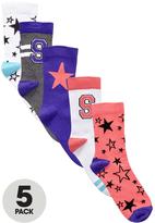 Thumbnail for your product : Free Spirit 19533 Freespirit Everyday Essentials Socks (5 Pack)