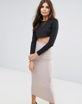 Thumbnail for your product : Love Long Sleeve Cropped Top