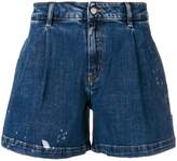 Thumbnail for your product : Love Moschino distressed flared shorts