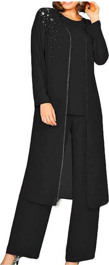 black pant suits evening