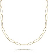 Thumbnail for your product : Olivia Cooper Olivia Alice Paper Clip Chain 18Ct Gold Vermeil