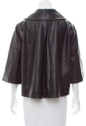 Chloé Leather Cocoon Jacket