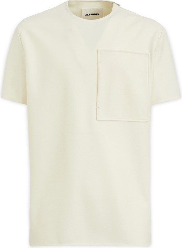 Jil Sander Zip-Detailed Crewneck T-Shirt