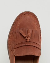 Thumbnail for your product : H By Hudson Alloa woven loafers in tan leather