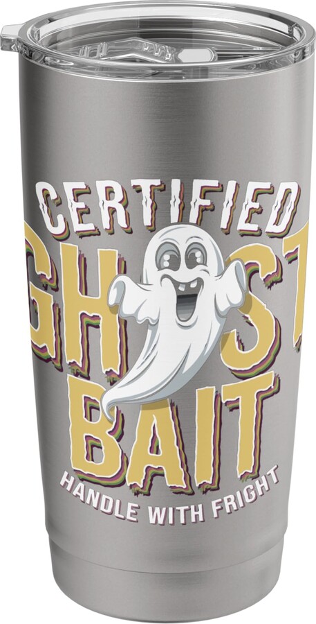 Ghost Bait Halloween SteMi Apparel Ghost Bait Paranormal Investigator Ghost Hunting Halloween Stainless Steel Insulated Tumbler