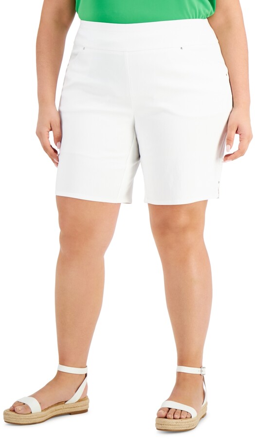 macys plus shorts