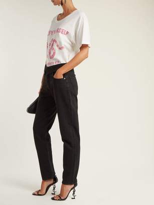 Atelier Jean Flip Fold Over Jeans - Womens - Black
