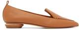Thumbnail for your product : Nicholas Kirkwood Beya Grained Leather Loafers - Womens - Tan
