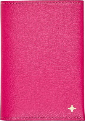 The Elsewhere Co  Leather Passport Cover and Card Wallet - Pink