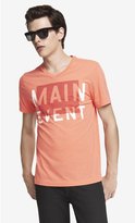 Thumbnail for your product : Express V-Neck Graphic Tee - Main Event
