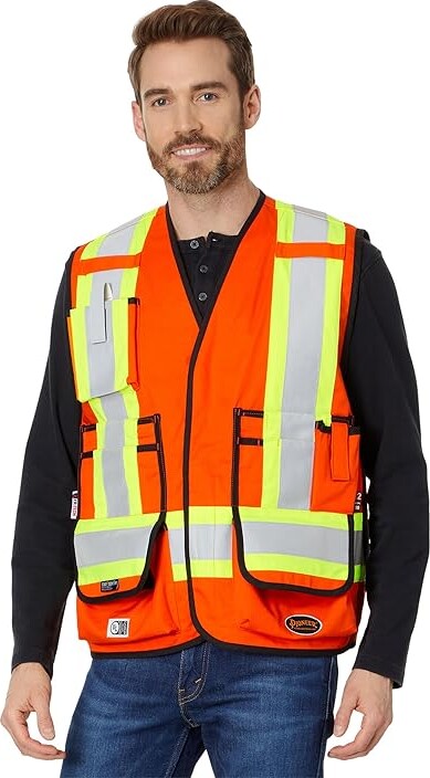 (取寄) パイオニア 7732U 88/12 7 オンス サーベイヤー ベスト ハイヴィシビリティ Pioneer 7732U 88/12 7 oz. Surveyor Vest High-Visibility Orange Pioneer 7732U 88/12 7 oz. Surveyor Vest High-Visibility Vest