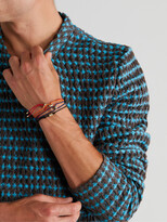 Thumbnail for your product : Luis Morais Gold, Turquoise And Cord Bracelet