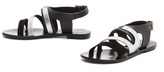 Thumbnail for your product : Sol Sana Asha Cross Strap Flat Sandals