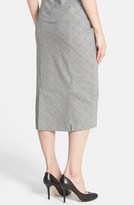 Thumbnail for your product : Lafayette 148 New York Glen Plaid Midi Stretch Wool Skirt