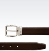 Thumbnail for your product : Giorgio Armani Belt In Smooth Calfskin