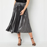 Thumbnail for your product : Ryegrass Womens Mid Rise Midi Pleated Skirt