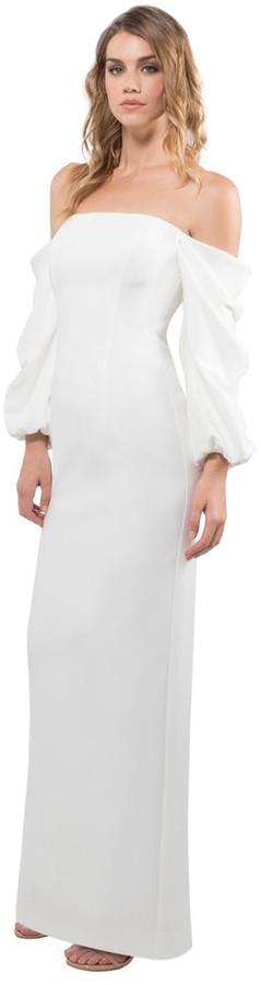 black halo mabel gown