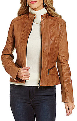 Bernardo Scuba Leather Jacket