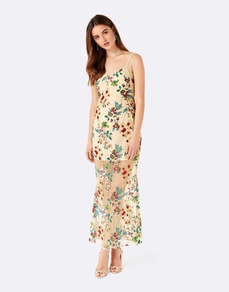 Forever New Embroidered Maxi Dress
