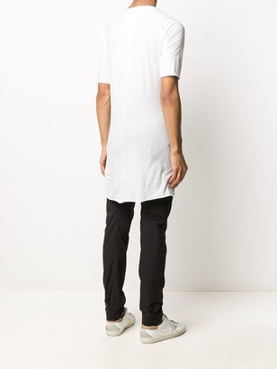 Masnada raw-hem long-line T-shirt