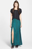 Thumbnail for your product : Billabong 'Never Look Back' Print High Waist Maxi Skirt (Juniors)