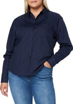 Thumbnail for your product : Fruit of the Loom Women's Poplin Long Sleeve Shirt