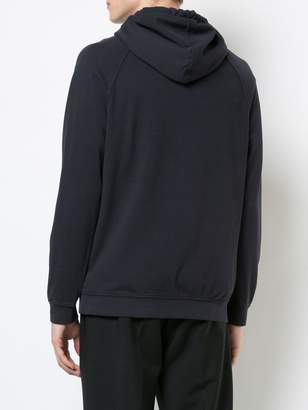 Frame zipped hoodie