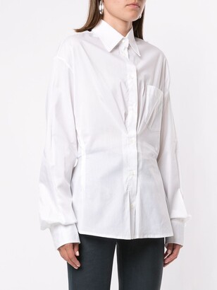 Unravel Project Ruched Detail Shirt