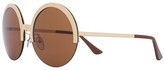 Thumbnail for your product : Marni Round Half Frame Sunglasses