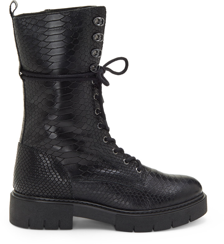 Magjen leather combat boot Clearance